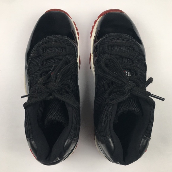 Vintage 2001 Air Jordan 11 Retro XI Playoff Bred 6.5 Basketball Sneakers Jordans - Picture 5 of 12